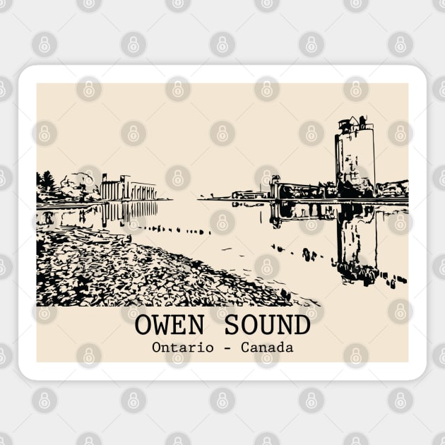 Owen Sound - Ontario Magnet by Lakeric